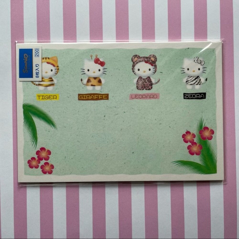 Vintage Sanrio Hello Kitty Animal POne Sizetcard set - 1999 - Picture 4 of 4